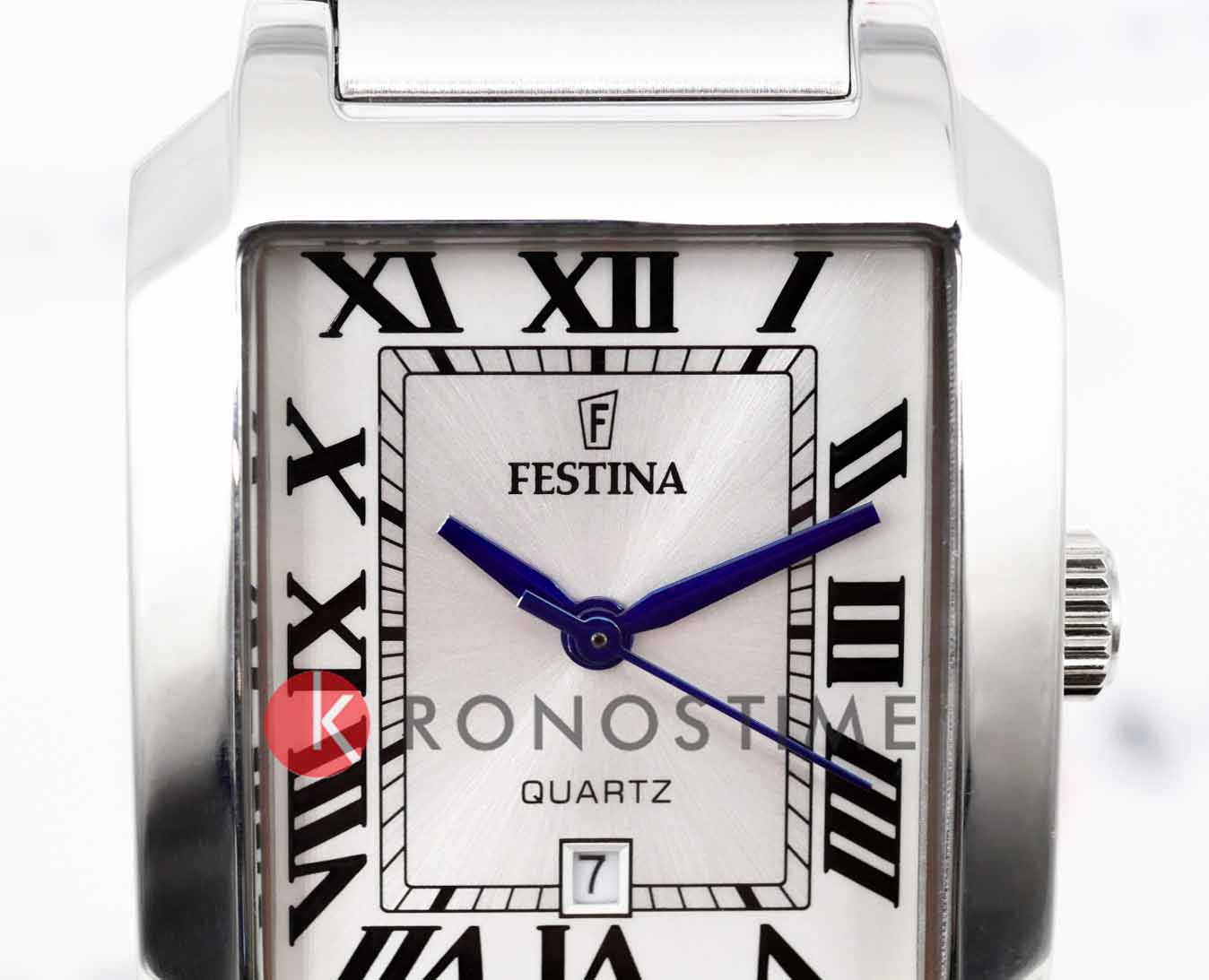 Festina Festina On The Square F20679/1,  испания женские часы на браслете нержавеющая сталь боковой вид