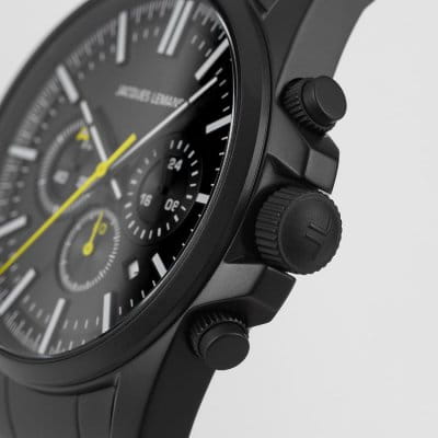 Jacques Lemans Jacques Lemans Sport 1-2119F,  австрия мужские часы на браслете нержавеющая сталь боковой вид