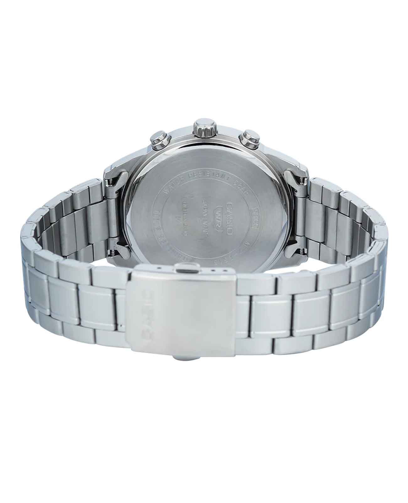 Casio Casio Collection MTP-E515D-2A1VDF (MTP-E515D-2A1), collection япония мужские часы на браслете нержавеющая сталь боковой вид