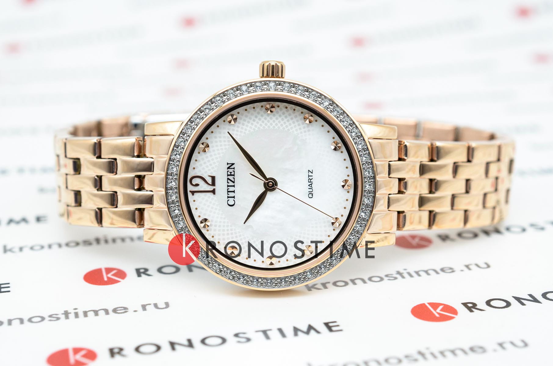 Citizen Citizen Elegance EL3108-53D , наручные женские часы фото под углом