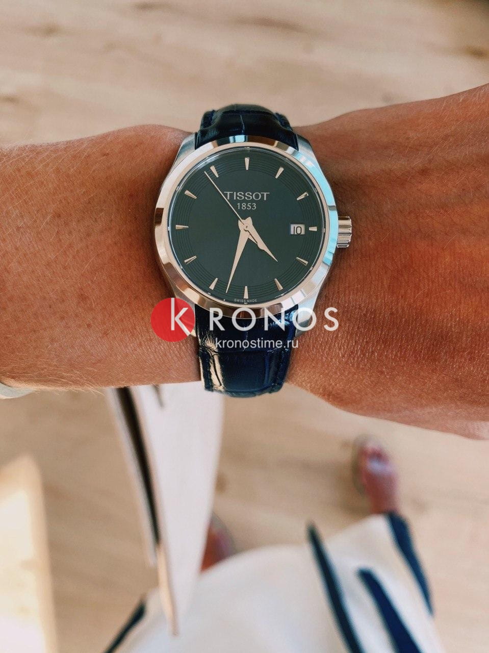 Tissot Tissot Couturier Lady T035.210.16.041.00 Couturier — детали корпуса и кожаный