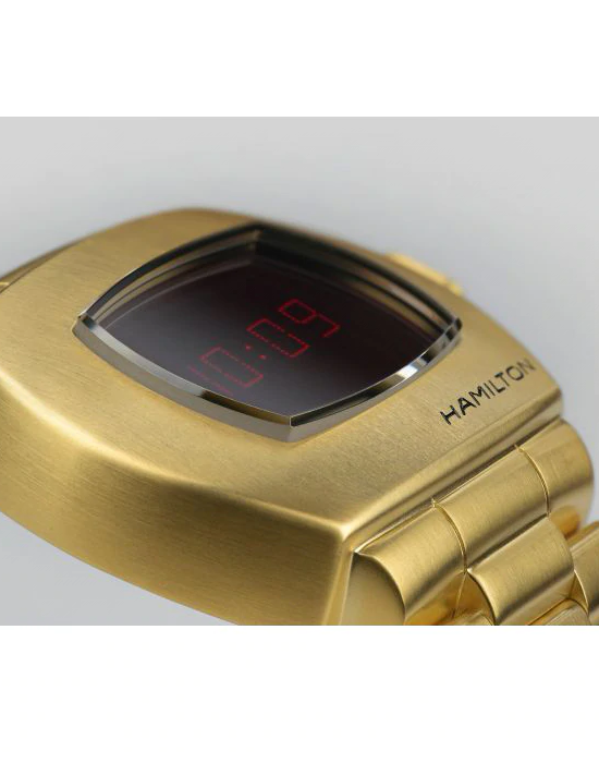 Hamilton Hamilton American Classic PSR Digital Quartz H52424130 мужские часы красный циферблат на запястье