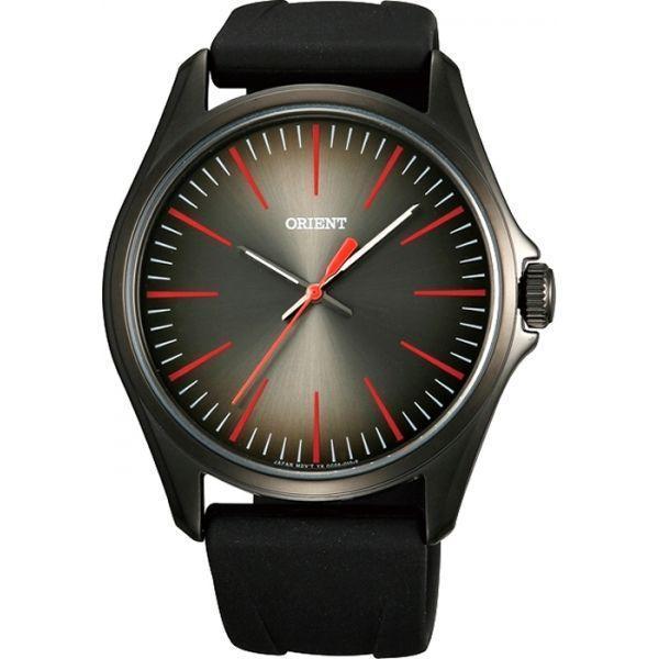 Orient Orient QC0S00AA (FQC0S00AA)  FQC0S00AA  мужские часы черный циферблат, браслет  — вид спереди