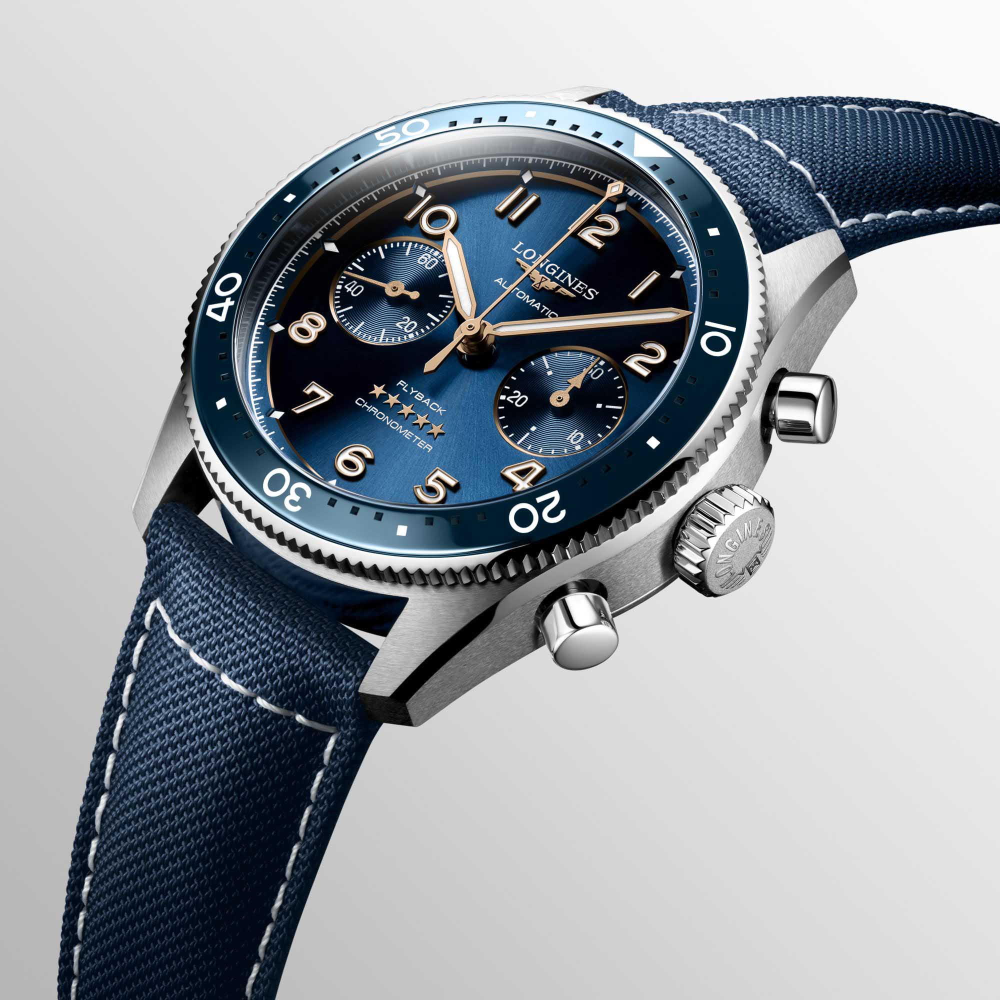 Оригинальные часы Longines Longines Spirit L3.821.4.93.2 механические калибр механизма  общий вид