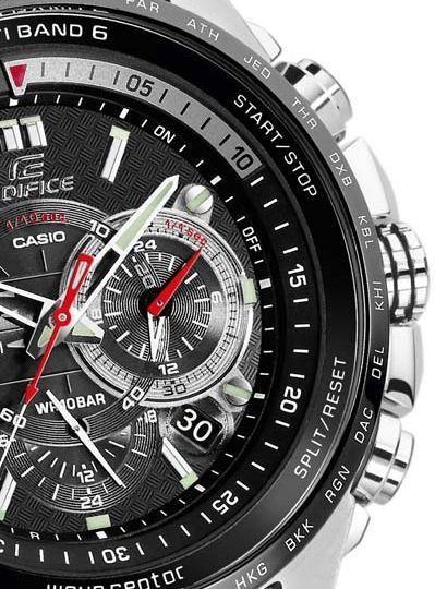 Casio Casio Edifice EQW-M710DB-1A1, edifice япония мужские часы на браслете 18-каратное желтое золото боковой вид