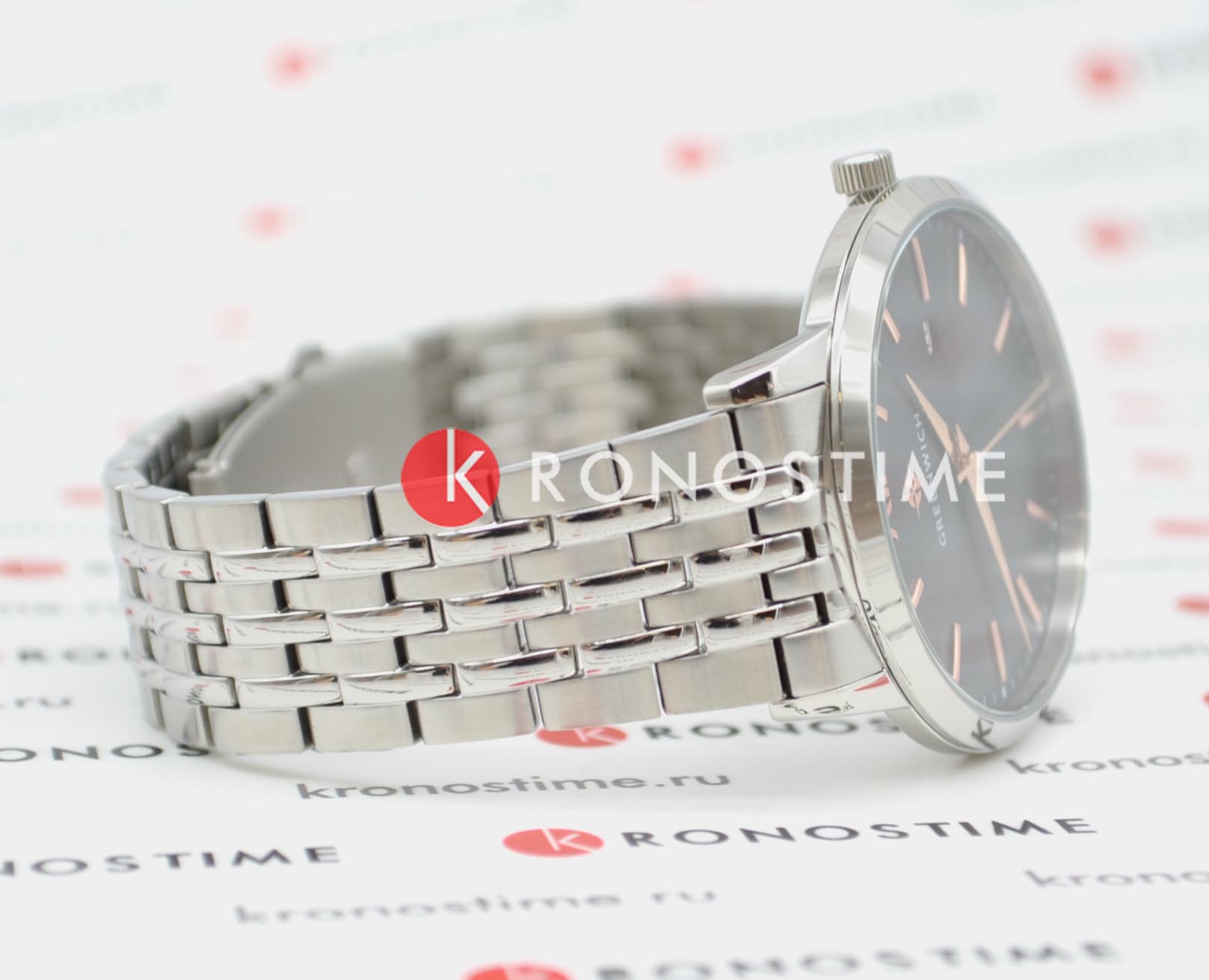 Оригинальные часы Greenwich Greenwich Brig GW 061.10.14 кварцевые калибр механизма  общий вид