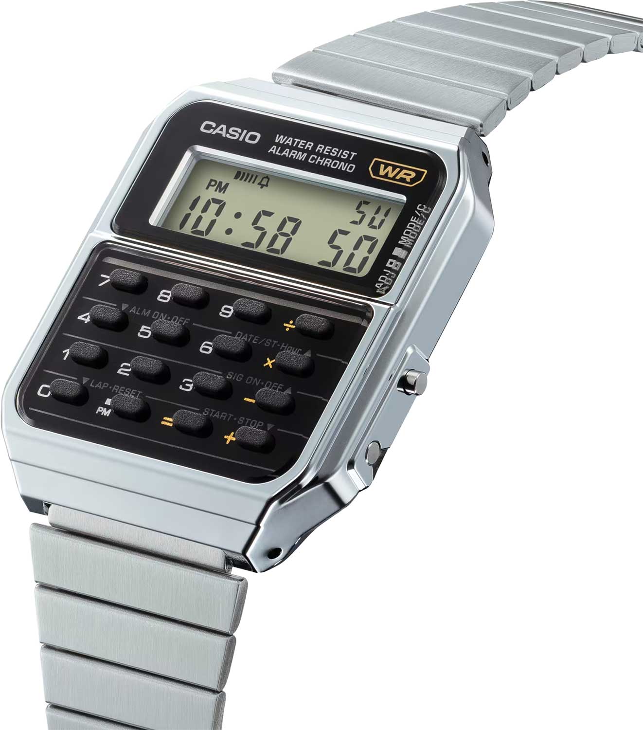 Оригинальные часы Casio Casio Vintage CA-500WE-1A кварцевые калибр механизма  общий вид