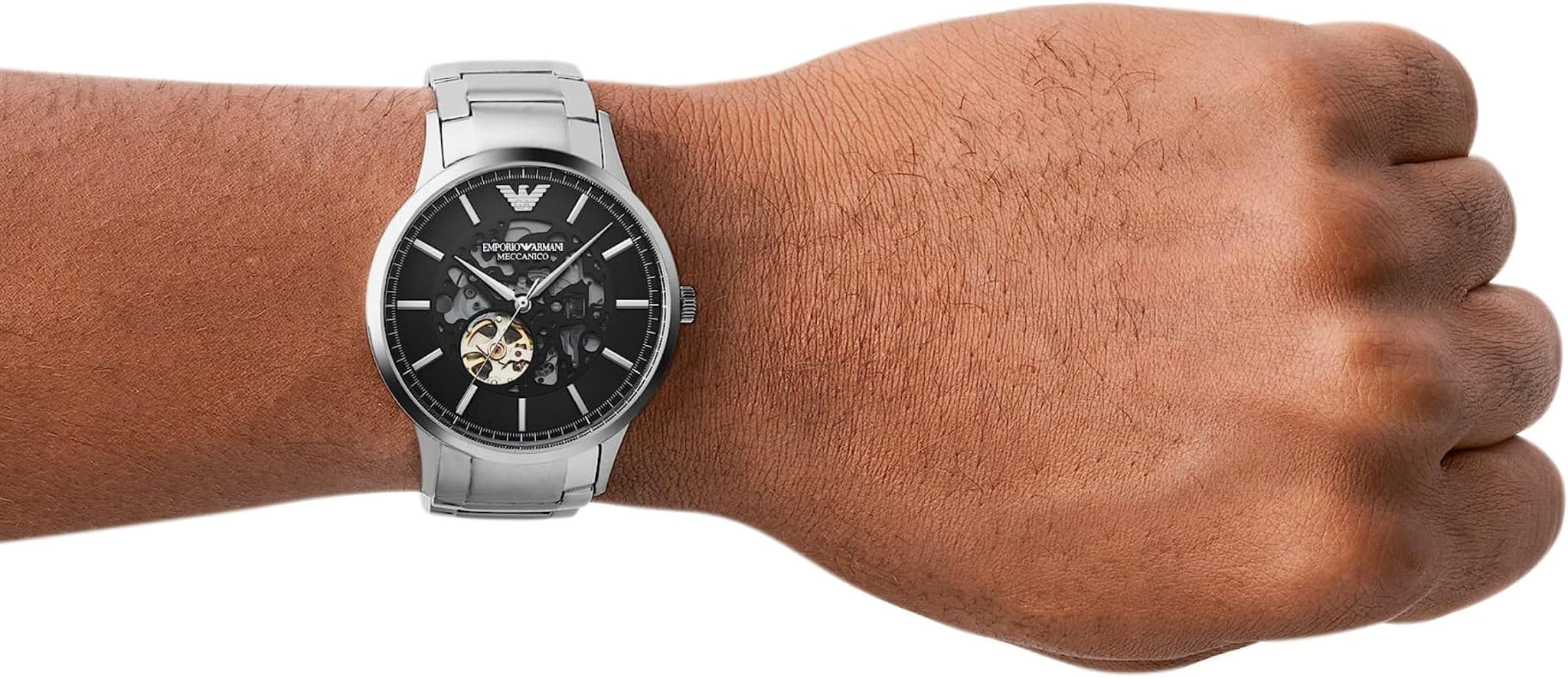 Emporio Armani Emporio Armani Renato AR60055 мужские часы черный циферблат на запястье