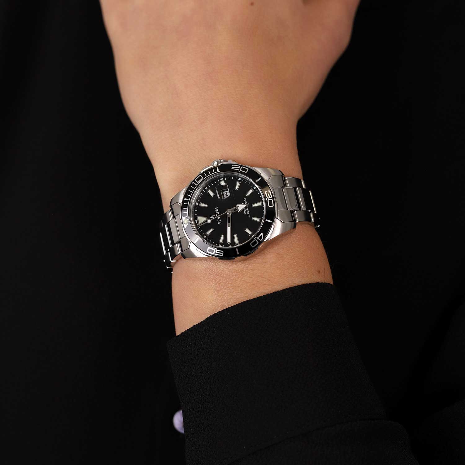 Festina Festina Boyfriend F20503/4,  испания женские часы на браслете нержавеющая сталь 316l боковой вид