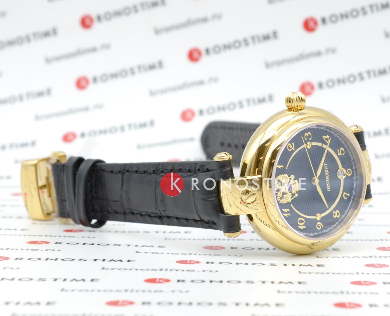 Президент Президент 4896212 мужские часы черный циферблат на запястье