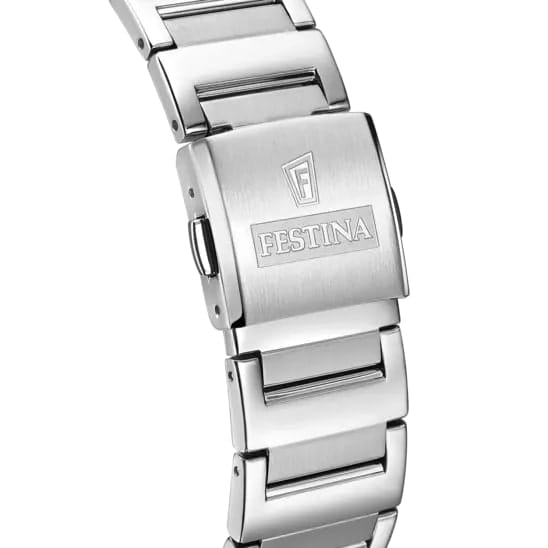 Festina Festina On The Square F20677/3,  испания мужские часы на браслете нержавеющая сталь боковой вид