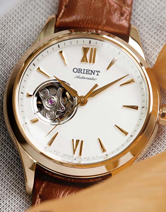 Orient Orient RA-AG0024S (RN-AG0024S)  — детали корпуса и кожаный