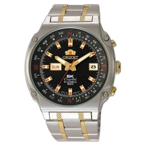 Orient Orient EM5H004B (FEM5H004B)  FEM5H004B  мужские часы  циферблат, браслет  — вид спереди