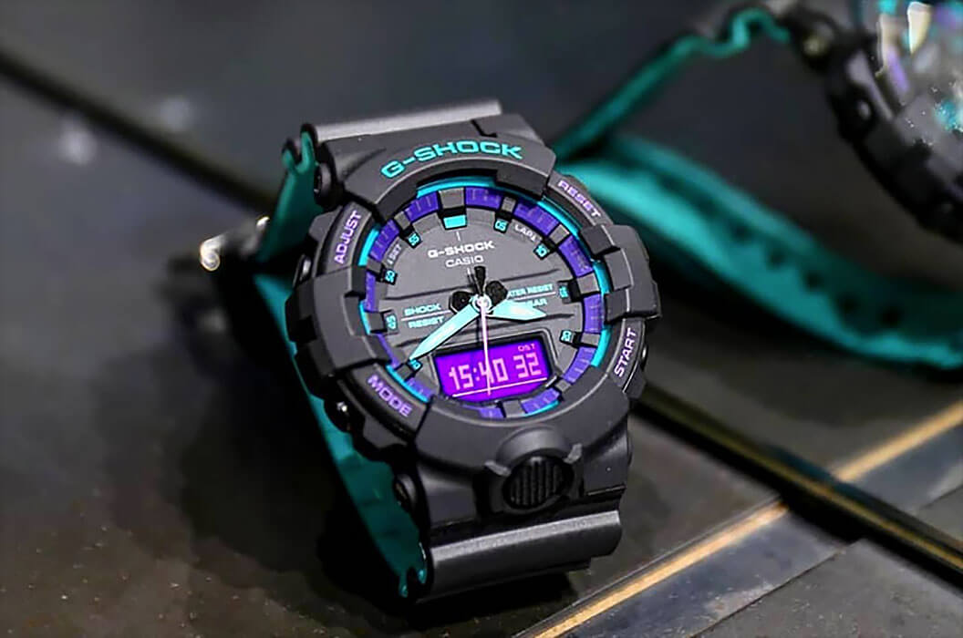 Casio Casio G-Shock GA-800BL-1A япония наручные мужские часы заводная головка с логотипом Casio
