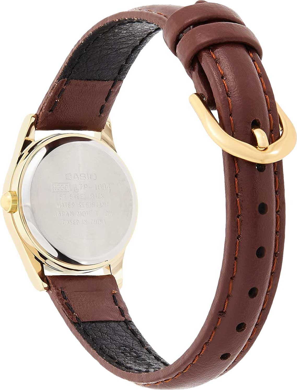 Casio Casio Collection LTP-1094Q-7B6R, ltp япония женские часы на браслете кожаный боковой вид