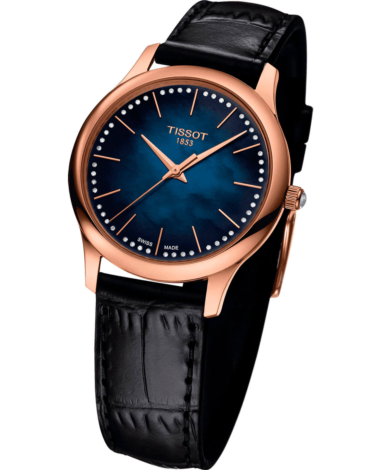 Tissot Tissot Excellence Lady 18K Gold T926.210.76.131.00 , наручные женские часы фото под углом