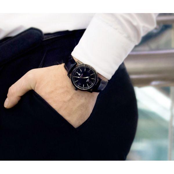 Orient Orient UNF1002B (FUNF1002B)  мужские часы часы крупный план черный циферблата