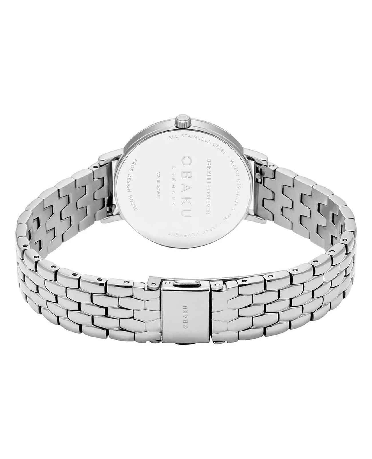 Obaku V248LXCWSC женские часы застежка крупным планом