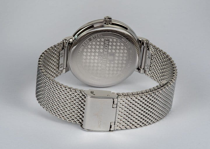 Jacques Lemans Jacques Lemans 1-1950G,  австрия мужские часы на браслете нержавеющая сталь боковой вид
