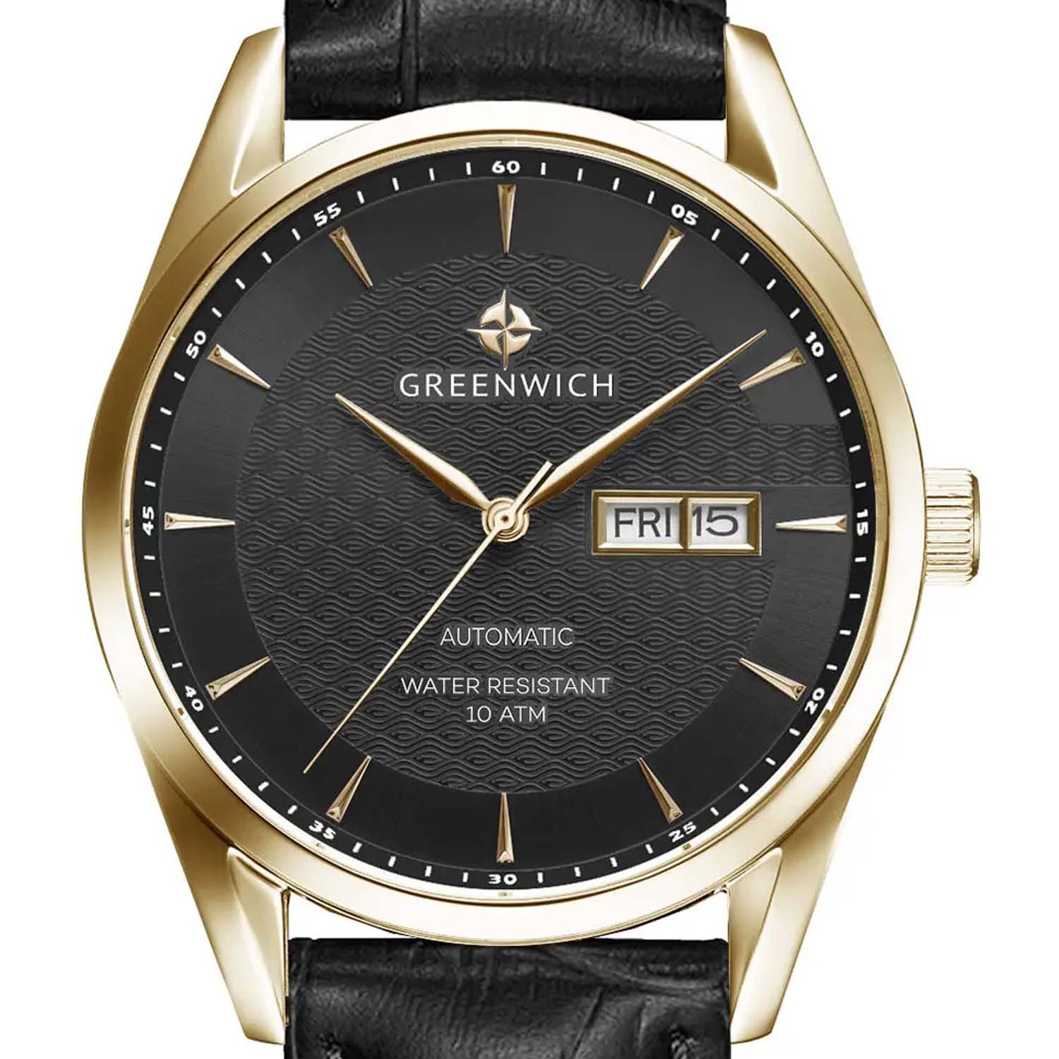 Greenwich Greenwich Good Luck Classic GW 074.21.31 , наручные мужские часы фото под углом