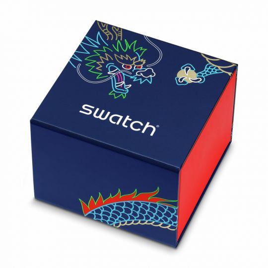 Swatch Swatch Gent Biosourced Standart SO28Z125 кварцевые женские часы часы крупный план синий циферблата