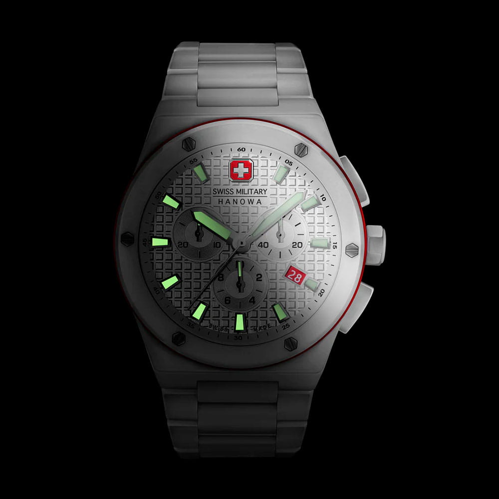 Оригинальные часы Swiss Military Hanowa Swiss Military Hanowa Sidewinder Ceramic SMWGI0002284 кварцевые калибр механизма ronda 5040.d общий вид