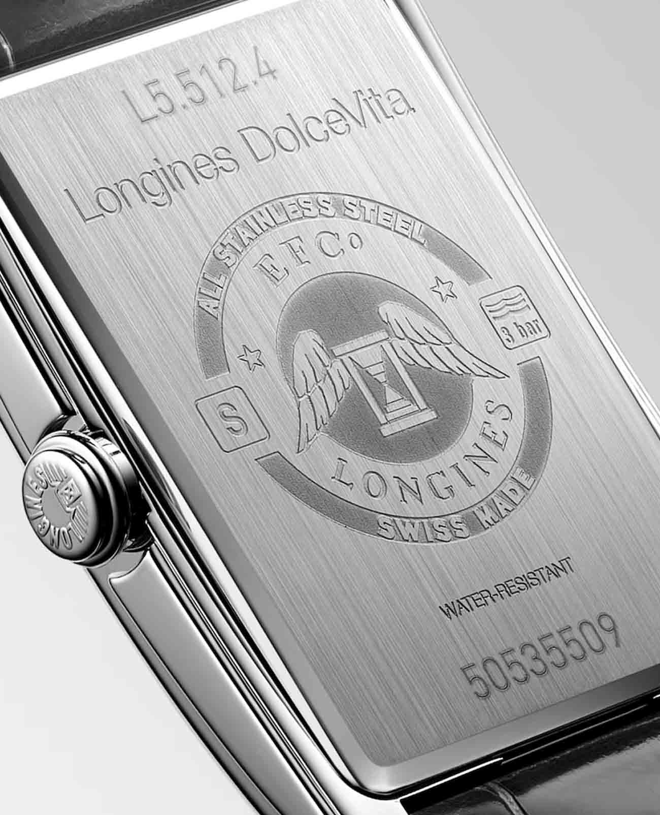 Longines Longines DolceVita L5.512.4.71.3 женские часы белый циферблат на запястье