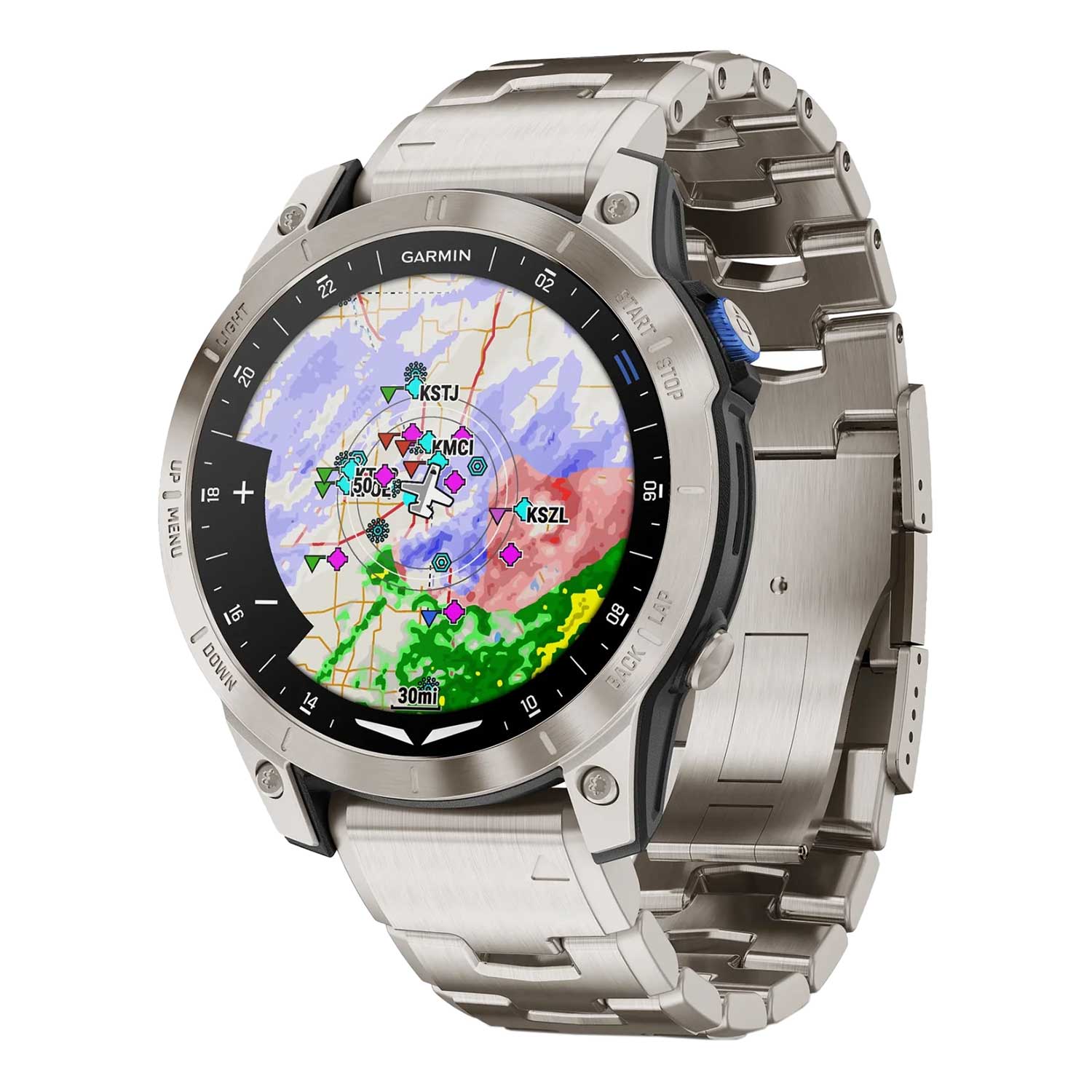 Garmin Garmin D2 Mach 1 010-02582-51 электронные мужские часы часы крупный план цветной циферблата