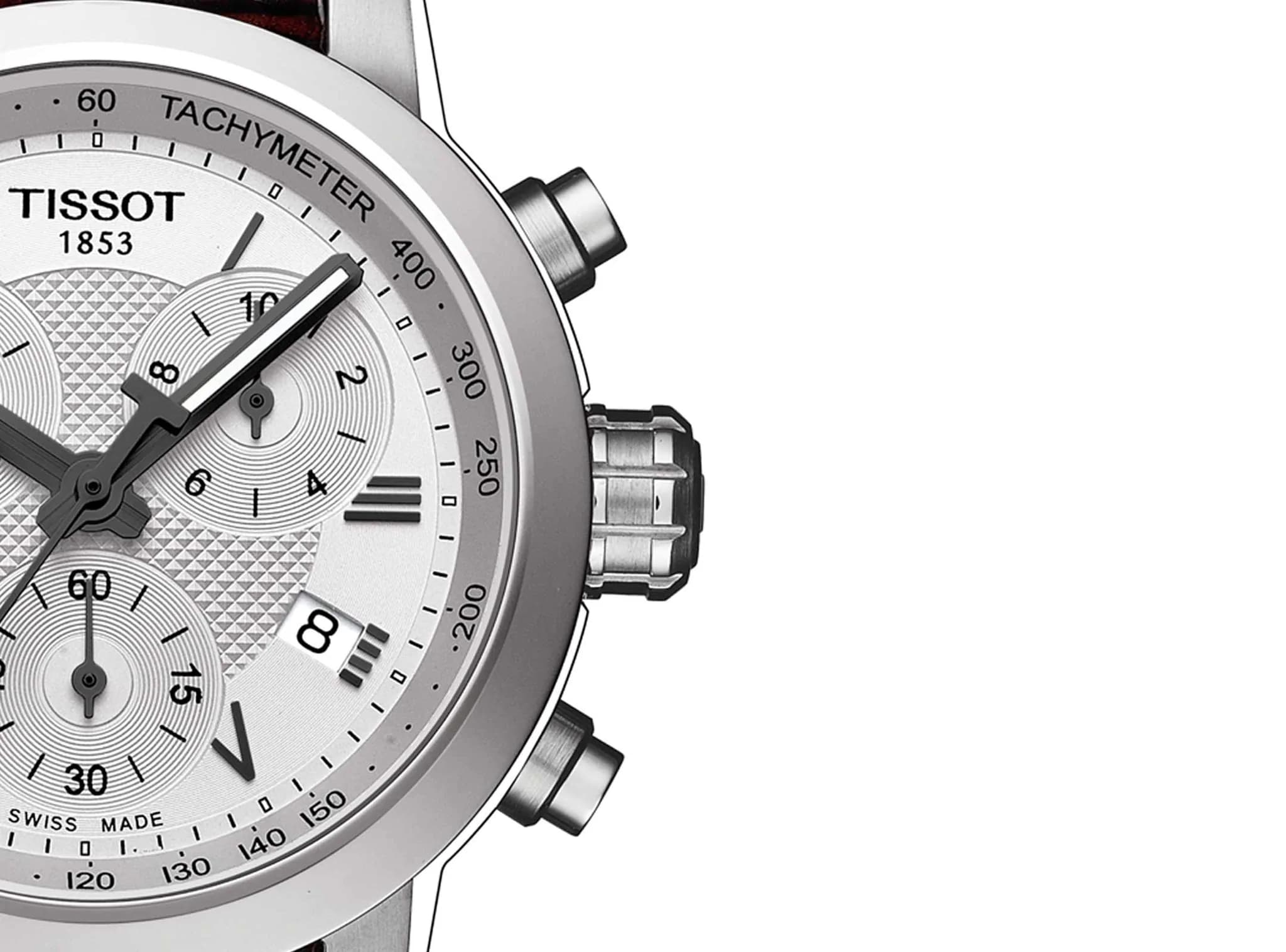 Оригинальные часы Tissot Tissot PRC 200 Chronograph Lady T055.217.16.033.01 кварцевые калибр механизма eta g15.211 общий вид