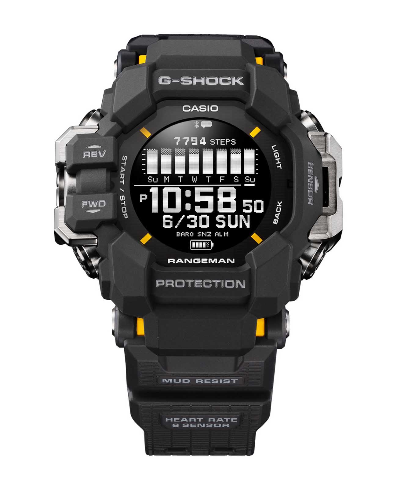 Casio Casio G-Shock GPR-H1000-1 Rangeman - задняя крышка пластик корпуса, япония часы
