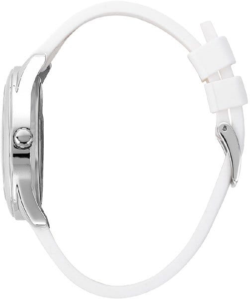 Guess GUESS W0911L1,  сша женские часы на браслете силикон боковой вид