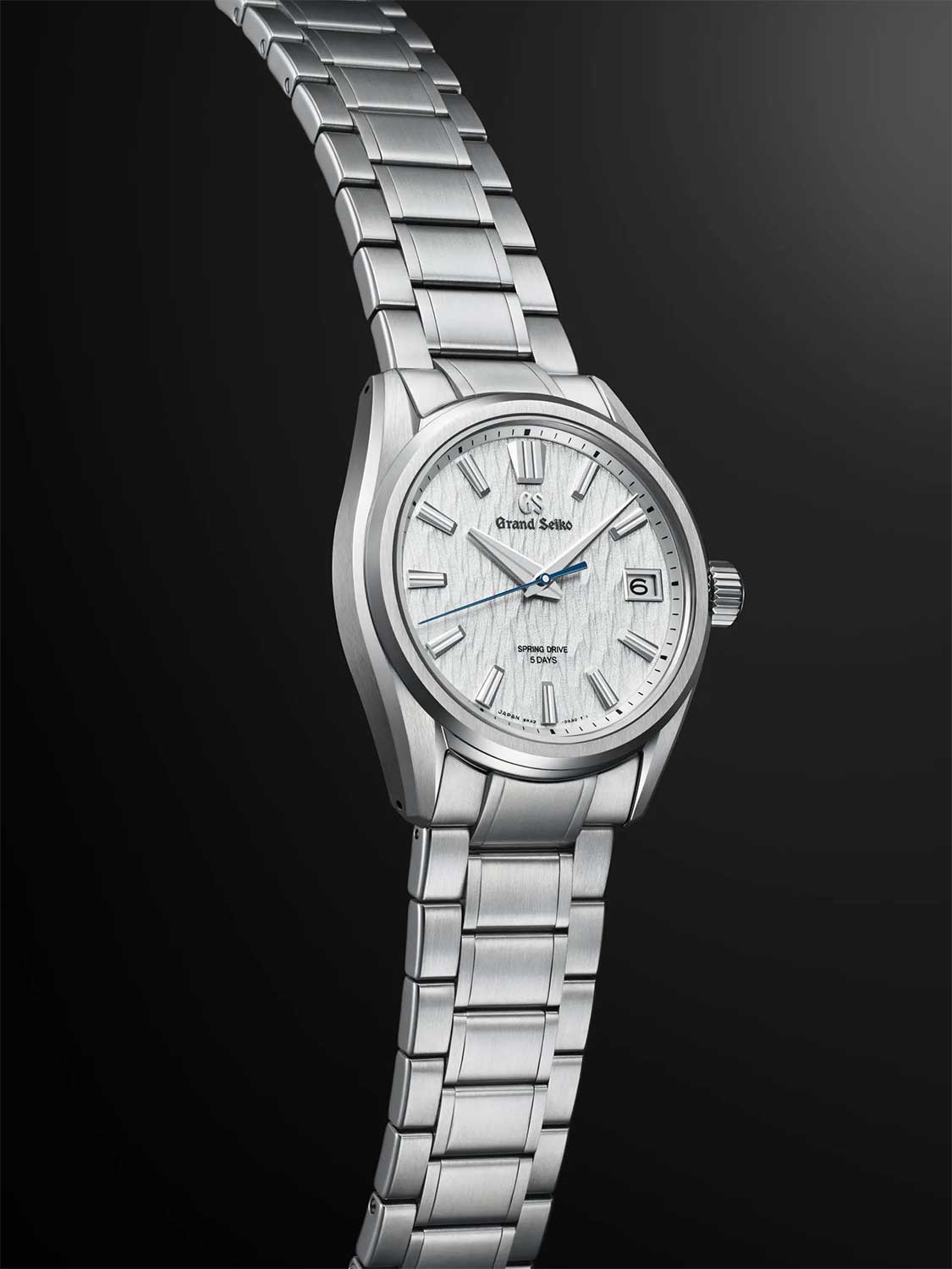 Seiko Seiko Grand Seiko SLGA009G механические мужские часы часы крупный план белый циферблата