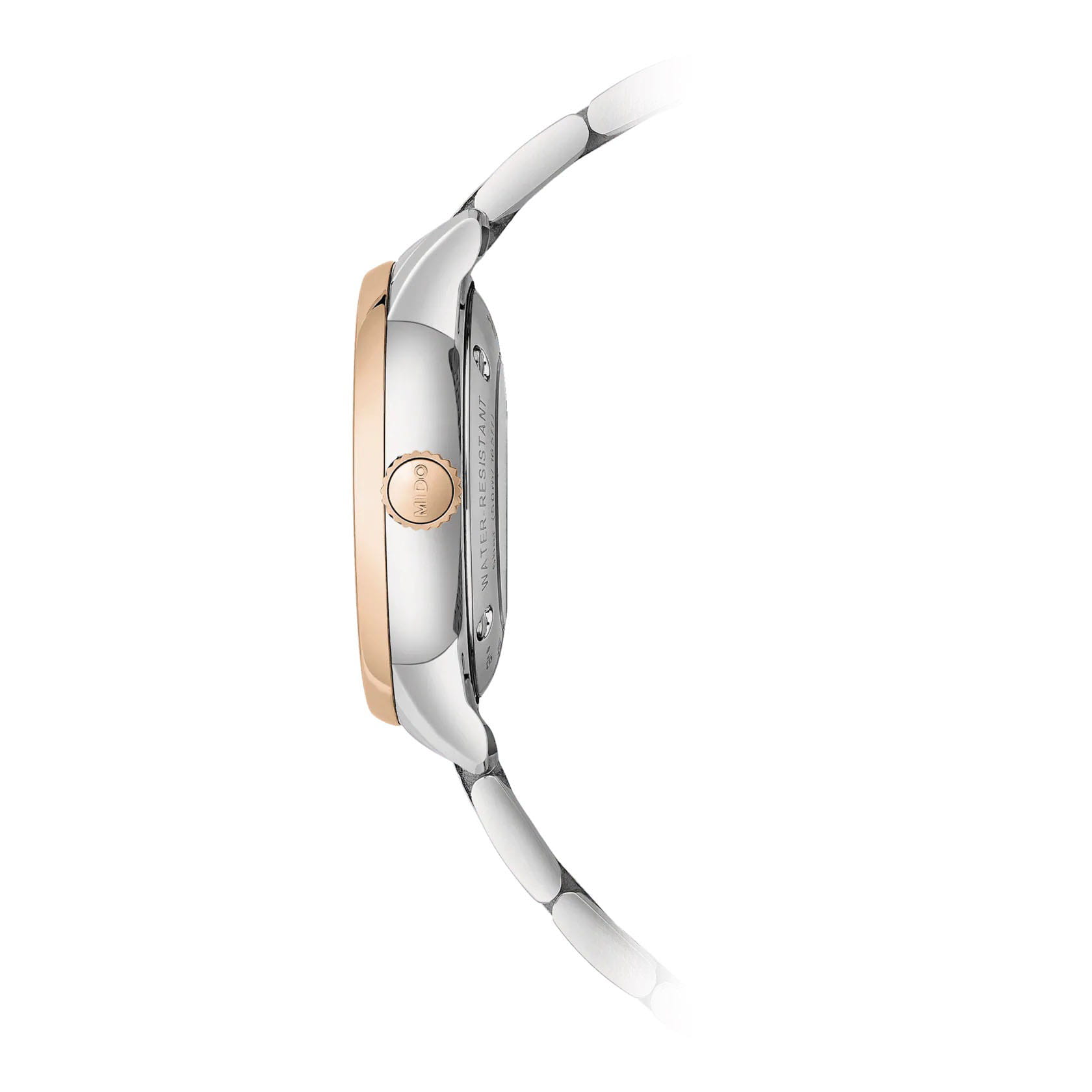 Mido Mido Baroncelli Signature Lady M037.207.21.031.00, baroncelli швейцария женские часы на браслете нержавеющая сталь боковой вид