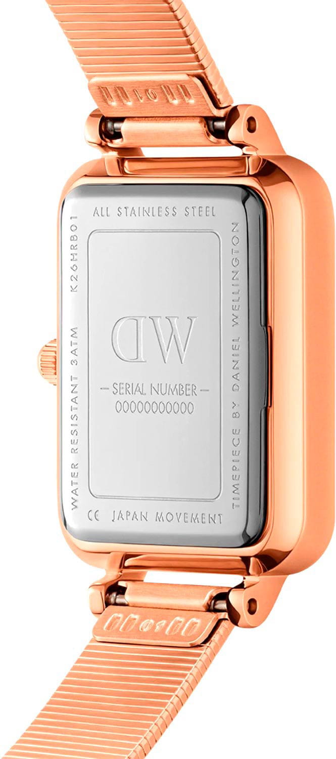 Daniel Wellington Daniel Wellington Quadro DW00100578, quadro швеция женские часы на браслете сталь c pvd покрытием боковой вид