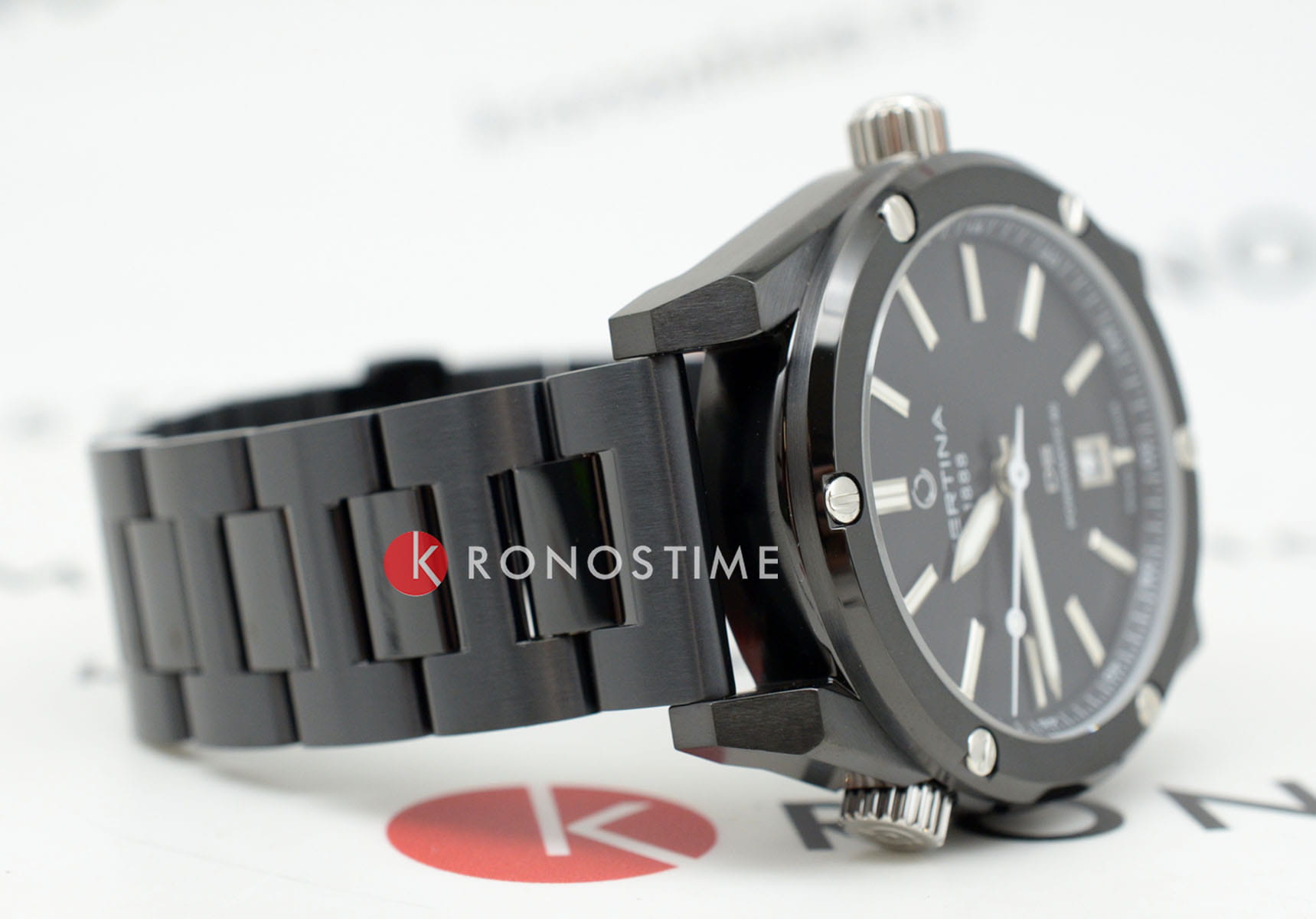 Certina Certina DS+ C041.407.39.051.00 мужские часы черный циферблат на запястье