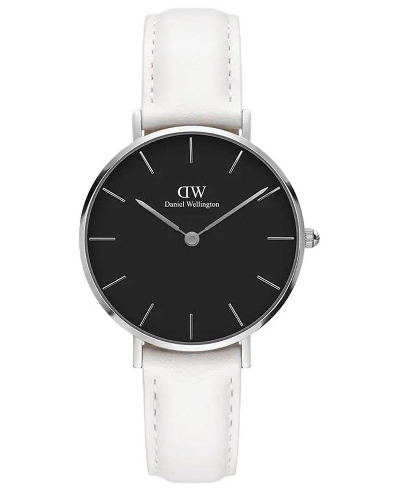 Daniel Wellington Daniel Wellington Petite Bondi DW00100284  DW00100284 кварцевые женские часы белый циферблат, браслет кожаный — вид спереди