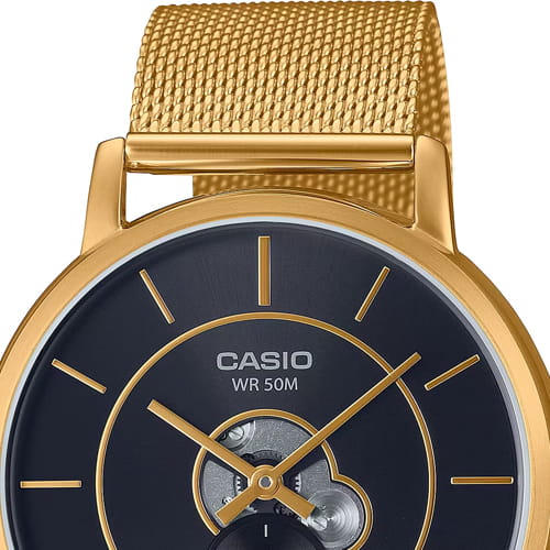 Casio Casio Collection MTP-B130MG-1AVDF (MTP-B130MG-1A), collection япония мужские часы на браслете нержавеющая сталь с ip-покрытием боковой вид