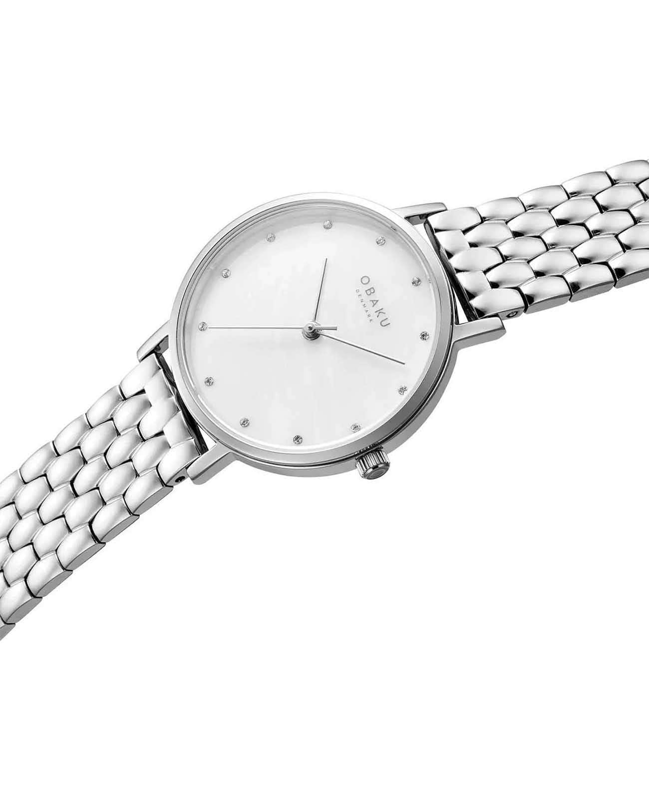 Obaku Obaku Links V248LXCWSC кварцевые женские часы часы крупный план перламутровый циферблата