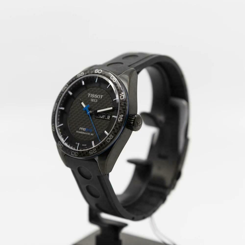 Tissot Tissot T-Sport PRS 516 T100.430.37.201.00 механические мужские часы часы крупный план черный циферблата