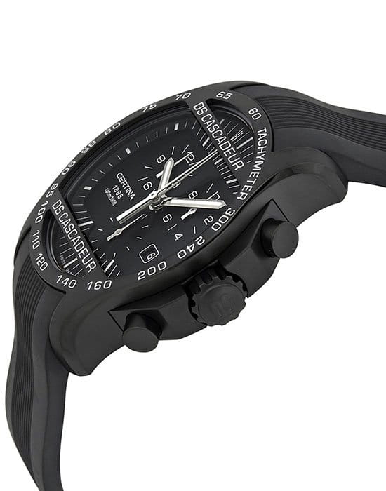 Certina Certina DS Cascadeur C003.617.17.050.00,  швейцария мужские часы на браслете каучук боковой вид