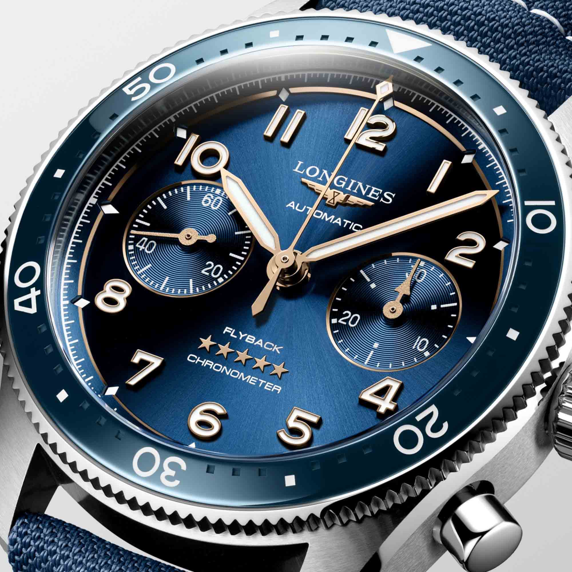 Longines Longines Spirit L3.821.4.93.2 швейцария наручные мужские часы заводная головка с логотипом Longines