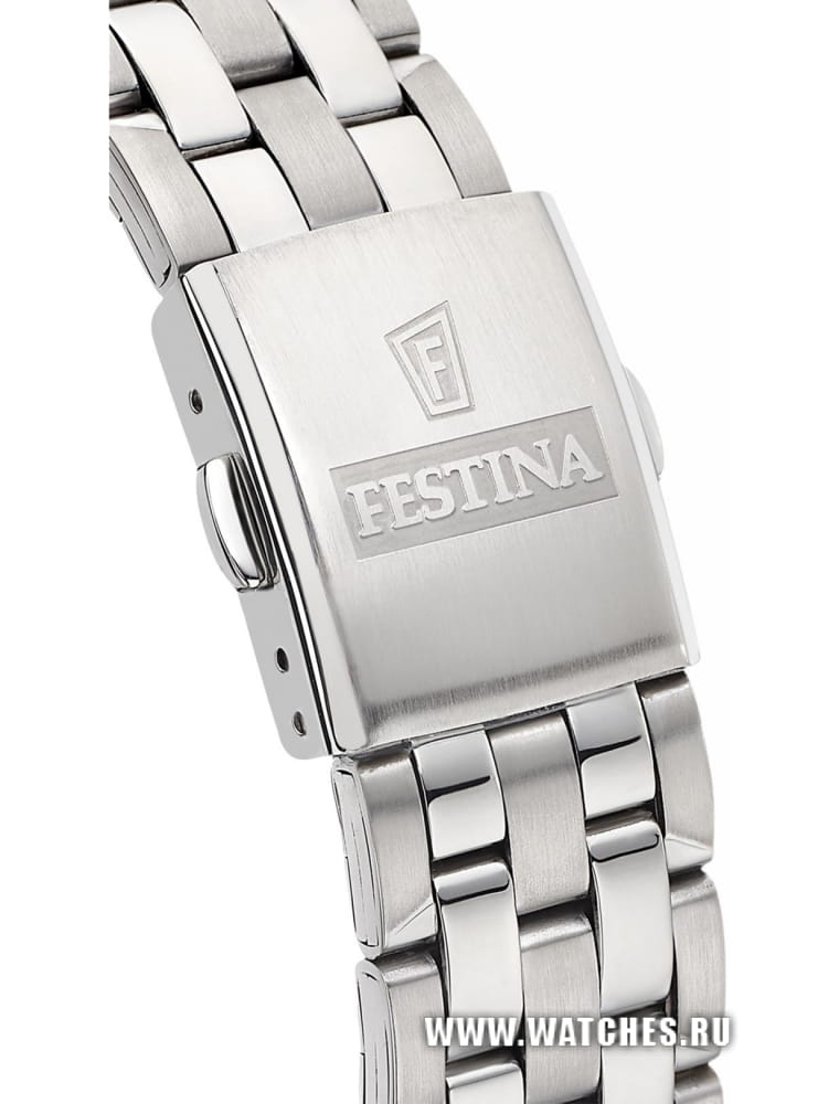 Festina Festina Timeless Chrono F20374/1,  испания мужские часы на браслете нержавеющая сталь боковой вид