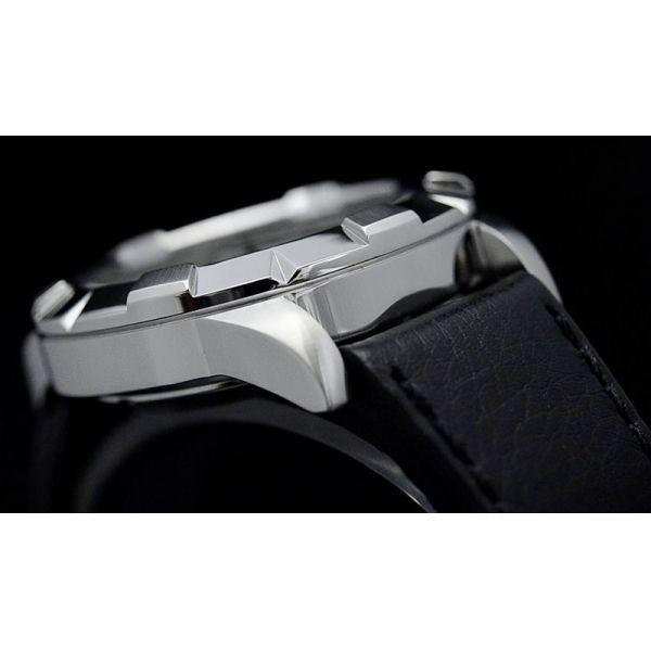 Orient Orient EM7L006B (FEM7L006B), classic automatic япония мужские часы на браслете кожа + текстиль боковой вид