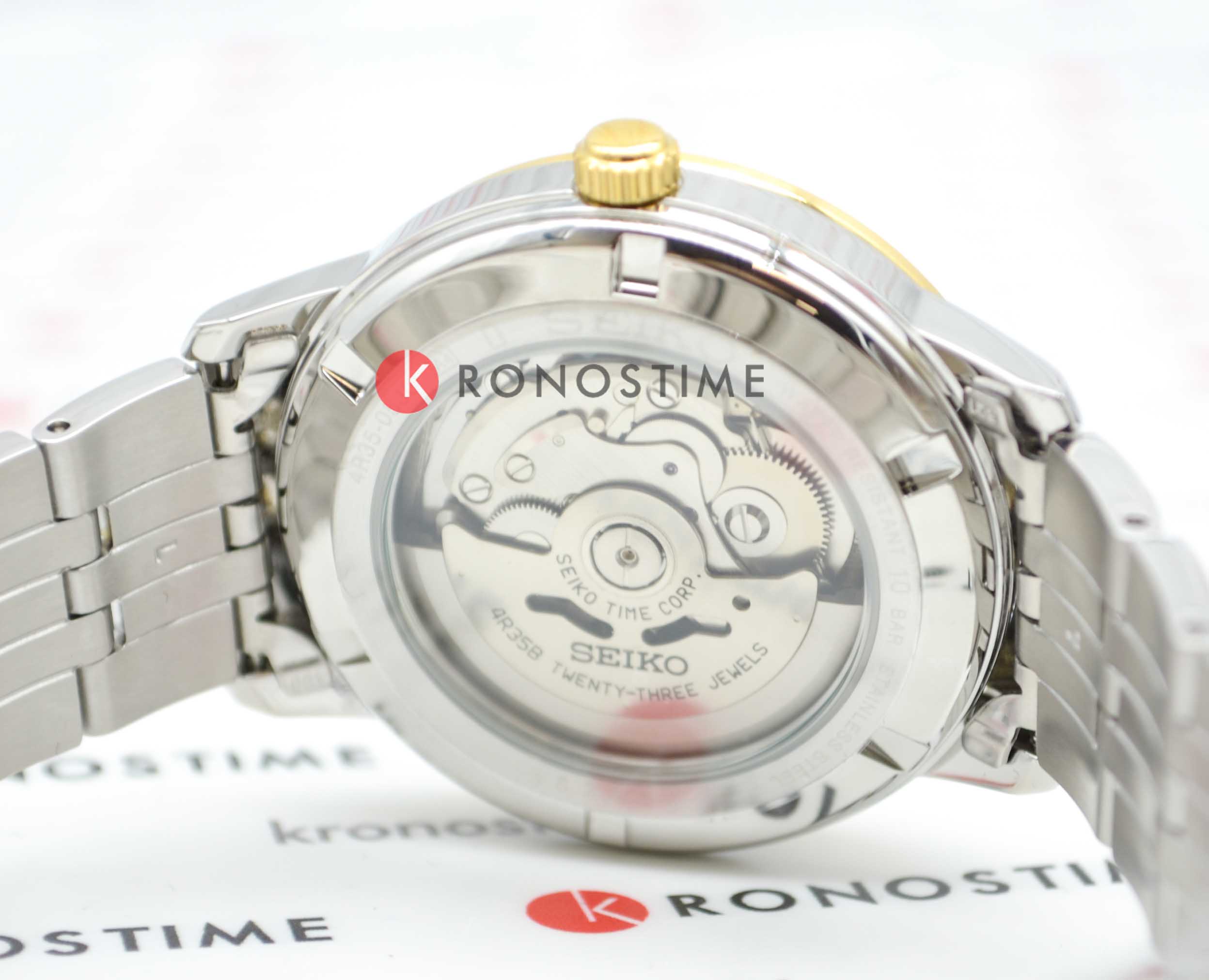 Seiko Seiko 5 Regular SRPH92K1  - задняя крышка металл сталь корпуса, япония часы