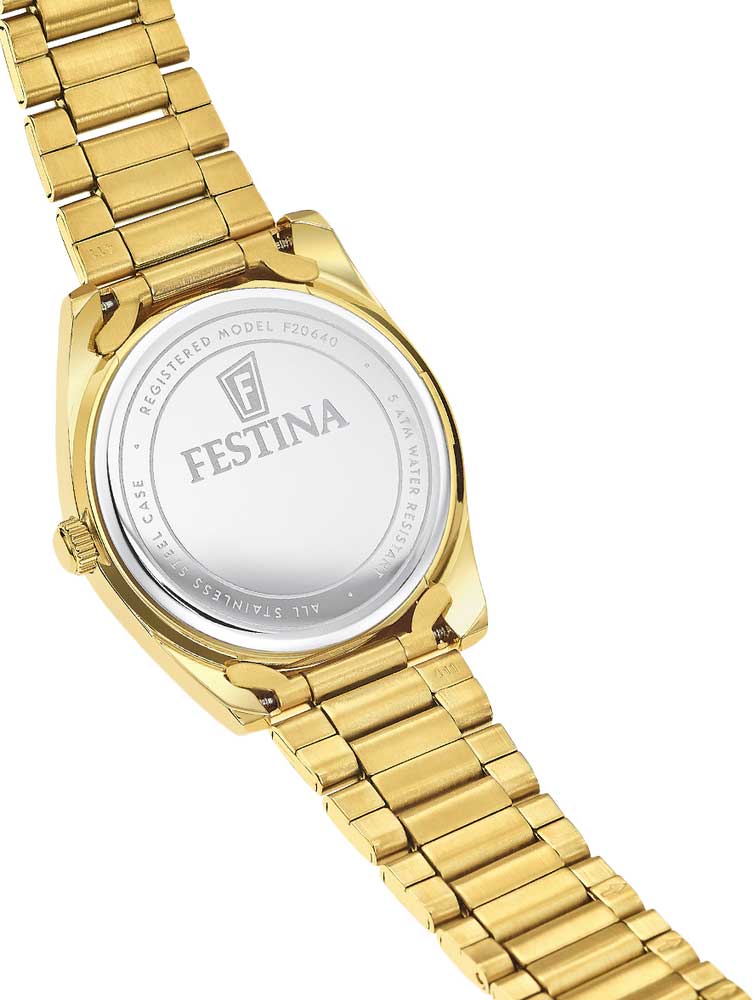 Festina Festina Boyfriend F20640/6,  испания женские часы на браслете нержавеющая сталь с pvd-покрытием боковой вид