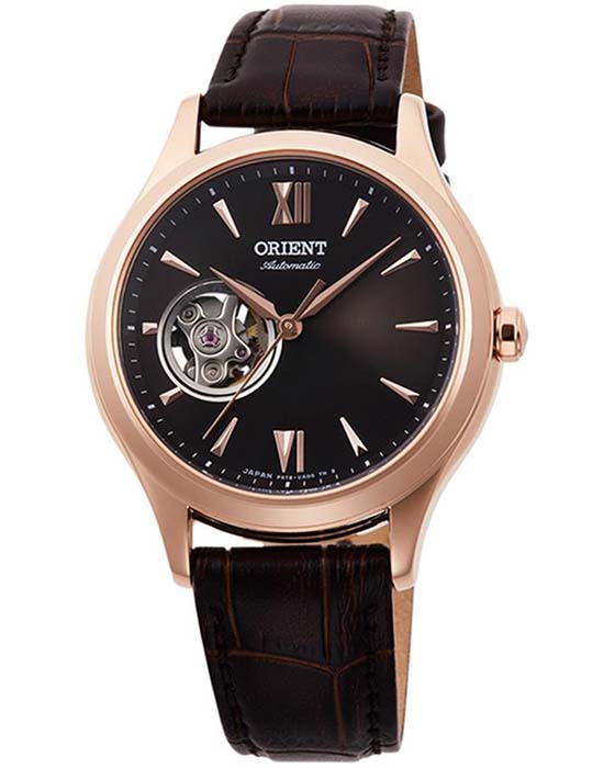 Orient Orient RA-AG0023Y (RN-AG0023Y)  RA-AG0023Y механические женские часы коричневый циферблат, браслет кожаный — вид спереди