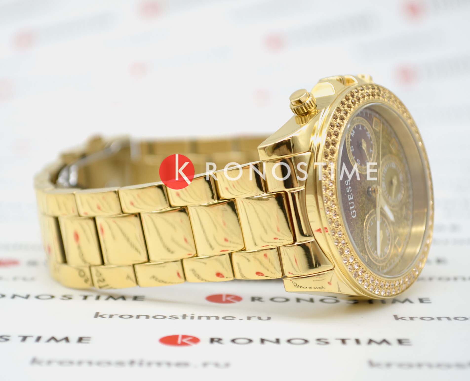 Guess Guess Sol GW0483L2  - задняя крышка металл сталь корпуса, сша часы