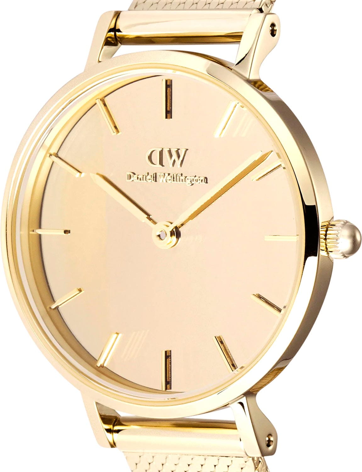 Daniel Wellington Daniel Wellington Petite Reflection Gold DW00100797 , наручные женские часы фото под углом