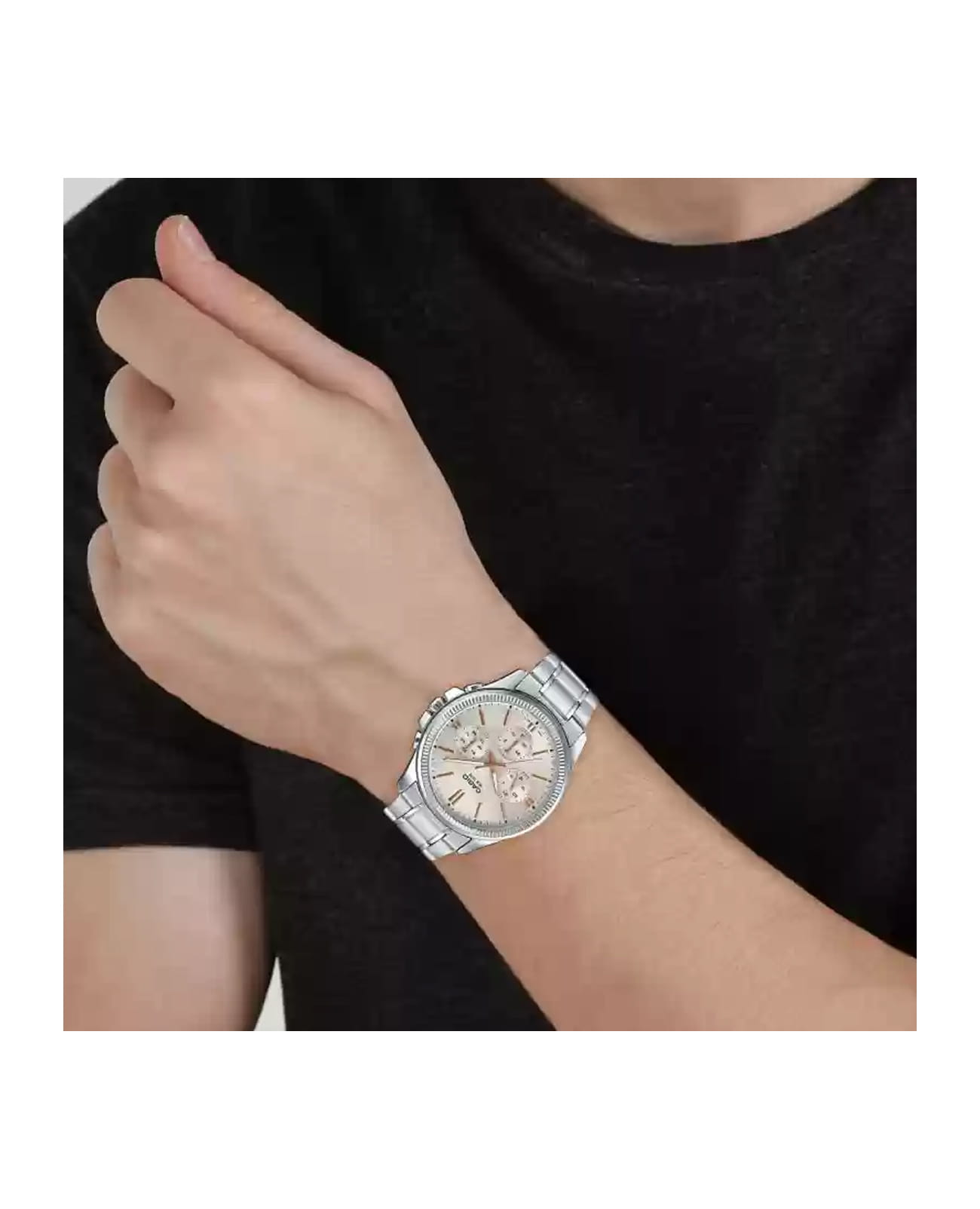 Casio Casio Collection MTP-1375D-7AVDF (MTP-1375D-7A) , наручные мужские часы фото под углом