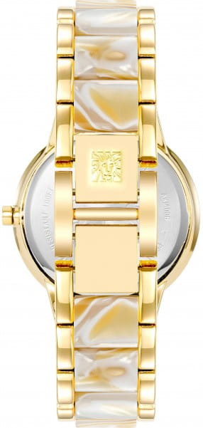 Anne Klein Anne Klein Plastic 4006IVGB,  сша женские часы на браслете сталь с ip покрытием + пластик боковой вид